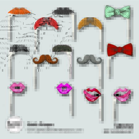 Stick photobooth props