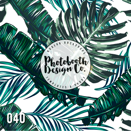 Tropical Photobooth Backdrop