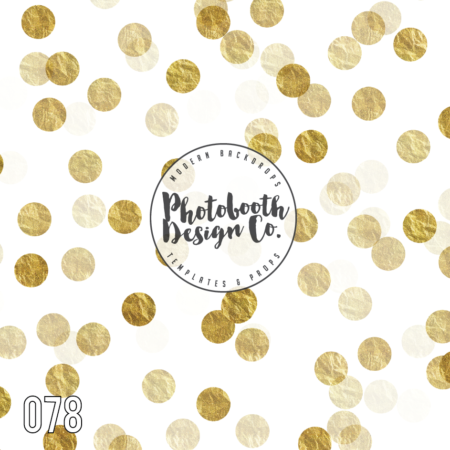 078 gold confetti backdrop