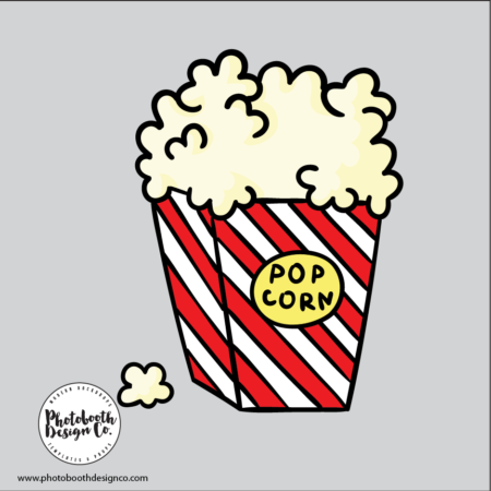 popcorn photobooth prop