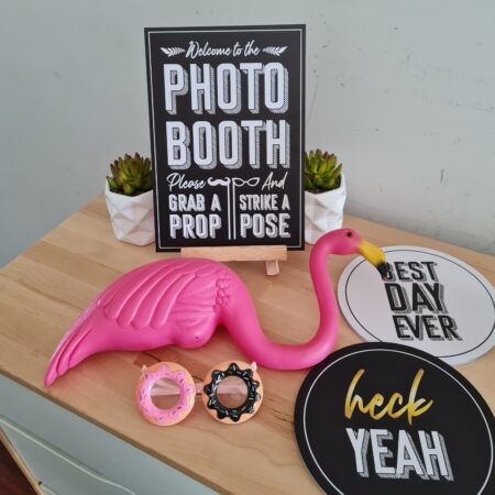 Grab a Prop & Strike a Pose - Photobooth Signage